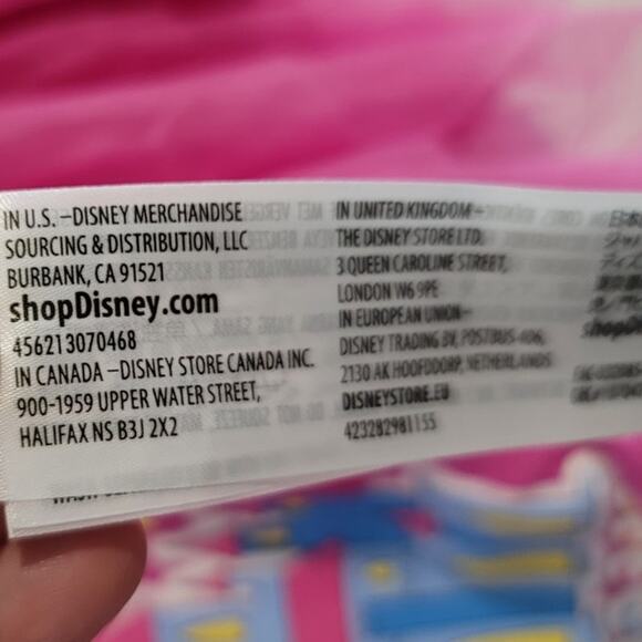 Disney Princess Graphic Print Mesh Tulle Short Sleeve Pink Tee Girls 9/10 NEW - Picture 9 of 11